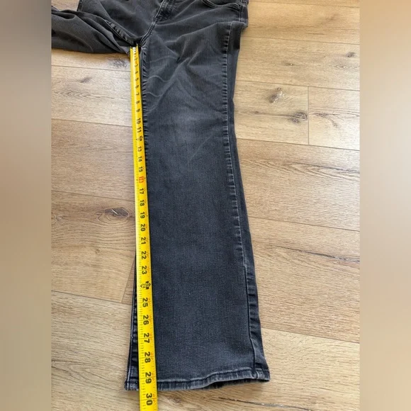 NYDJ Marilyn Straight Leg Jeans in Dark Gray - Picture 6 of 6